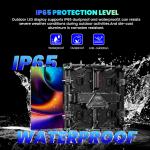 Waterproof 500x500 full color p3.91 p1.56 P2.604 7680hz panel indoor outdoor