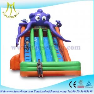 China Hansel Commercial inflatable slide for sale ,slide inflatable jumbo water slide on sale