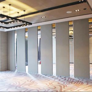 China Folding Removable Soundproof Partition Wall 85mm Thickness Melamine Surface wholesale