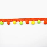 Eco Friendly Curtain Pillow Rainbow 30mm Pom Pom Trim