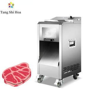 China Automatic Commercial Meat Cutter Machine Meat Fresh Chicken Breast Slicer 200kg/h wholesale
