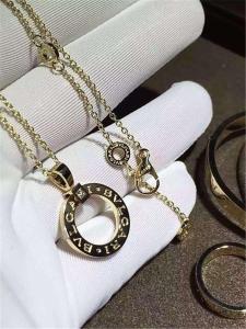 China B BVGARI series diamond necklace 18k gold diamond necklace luxury low price jewelry wholesale