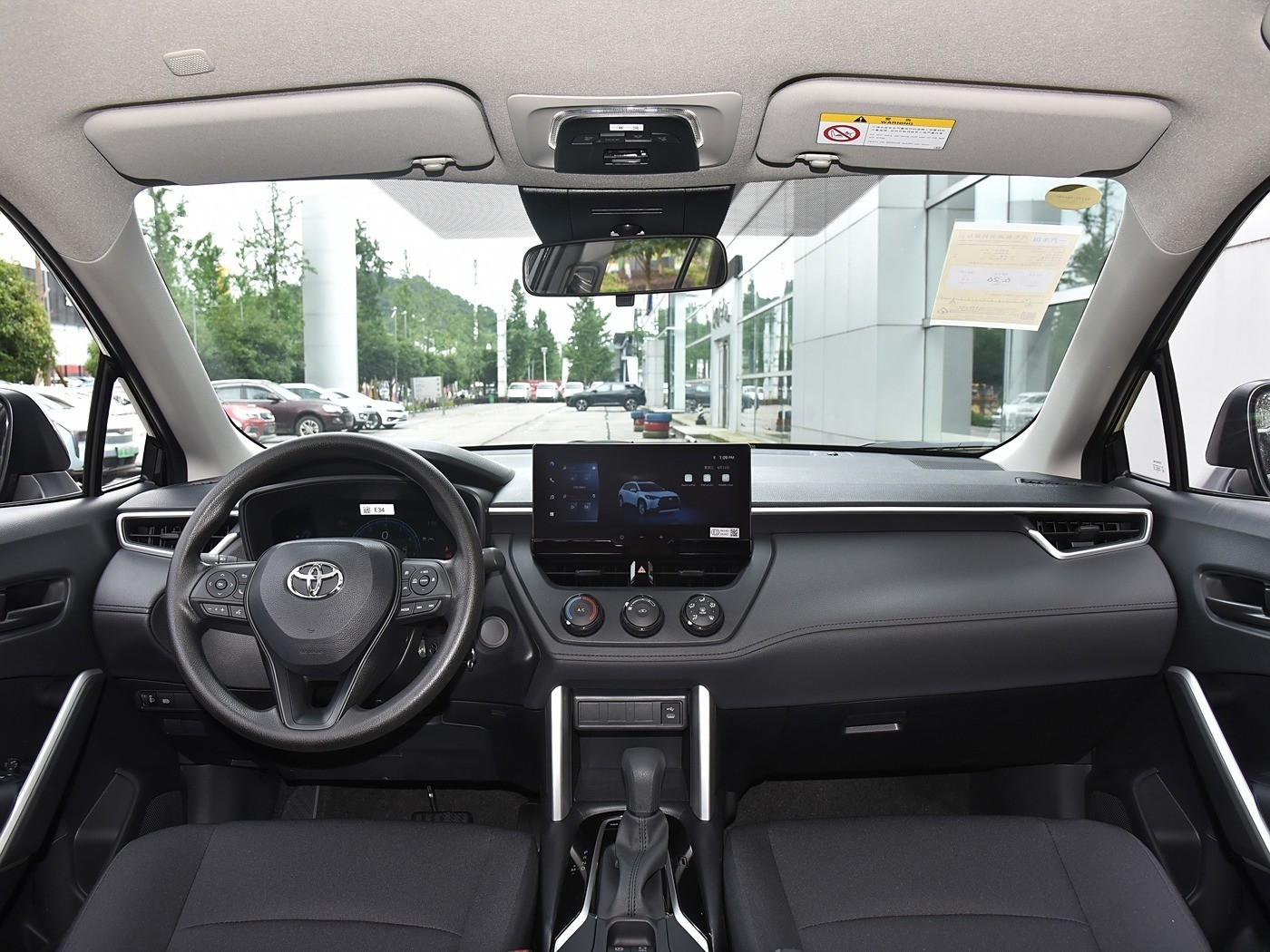 Highly Toyota Corolla Car With RWD Comfortable Fabric Seats Automatic Gearbox R15 Tires Rear Camera