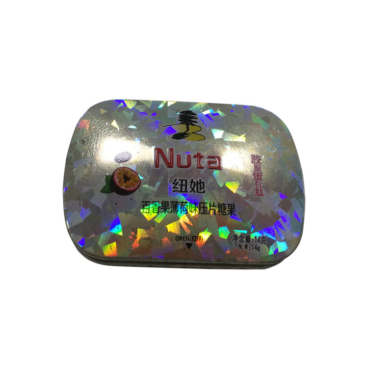 Mini Hinged Candy Metal Tin Box Wholesale Mint Tin Containers with Lids Small Metal Case