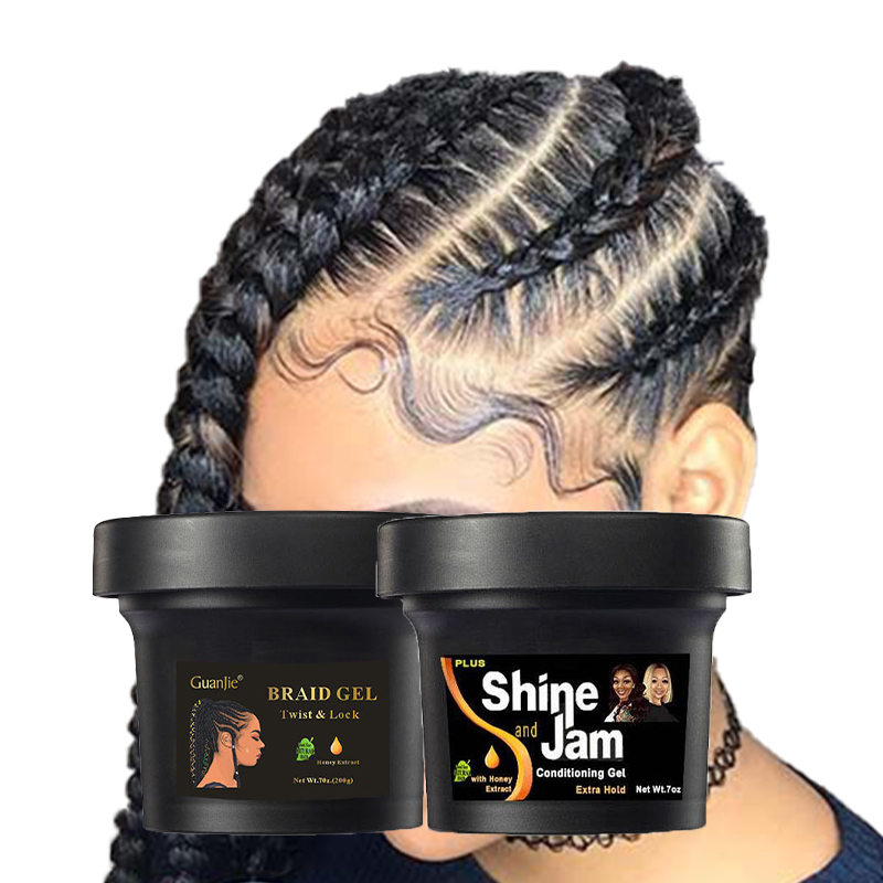 Multi Colors Customize Private Label Long Lasting Olive Oil Edge Control for 4C Hair