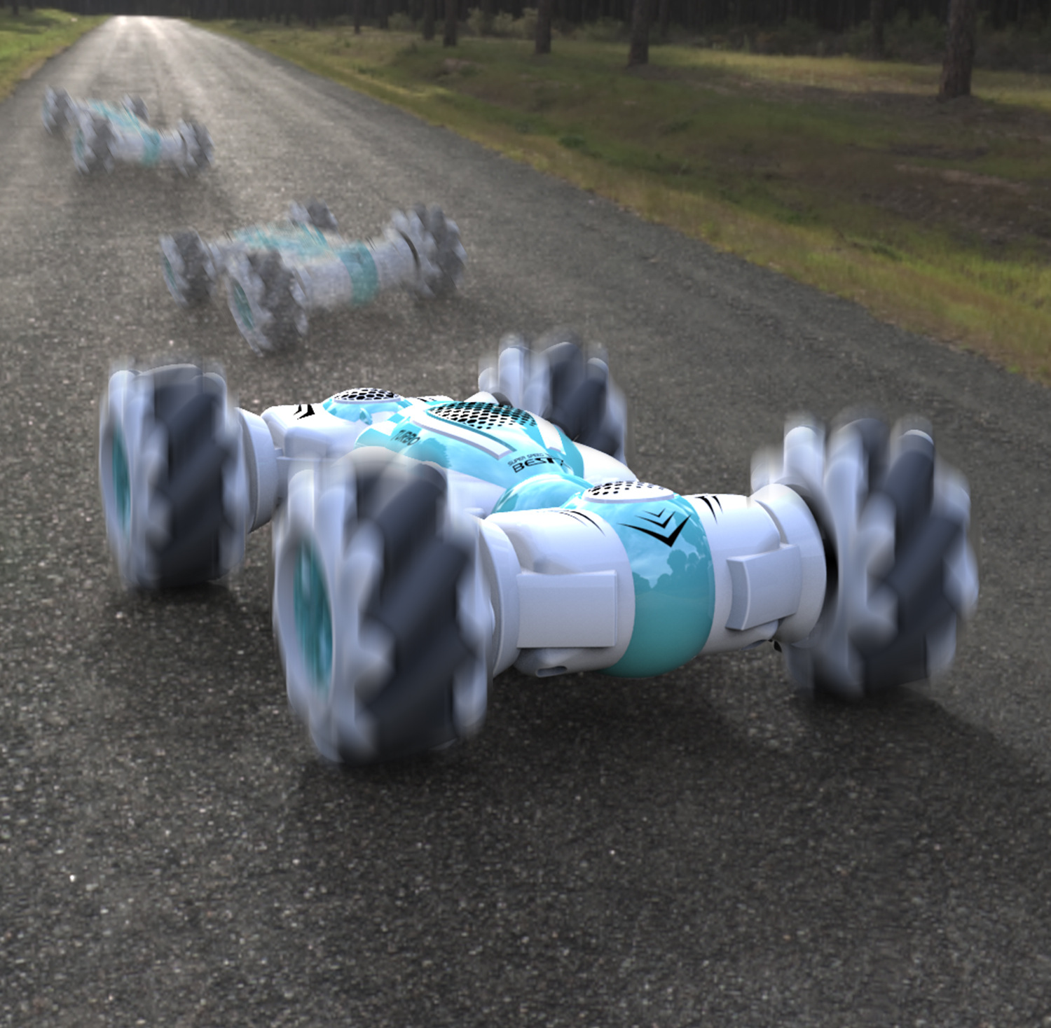 2.4G Remote Control Twisted Car Gesture Sensing 4WD Lateral Stunt RC Toy for Children