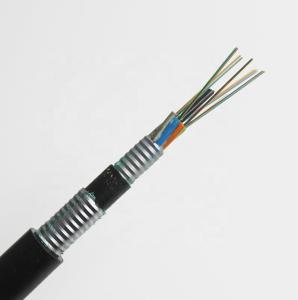 China HDPE Double Sheath GYTA53/GYTS53 Single Mode Armored about Direct Buried Outdoor Fiber Optic Cable wholesale