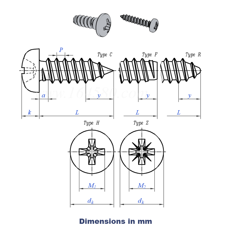 Black Oxide Finish Self-drilling Tapping Screws for Multi-function Packaging Machines