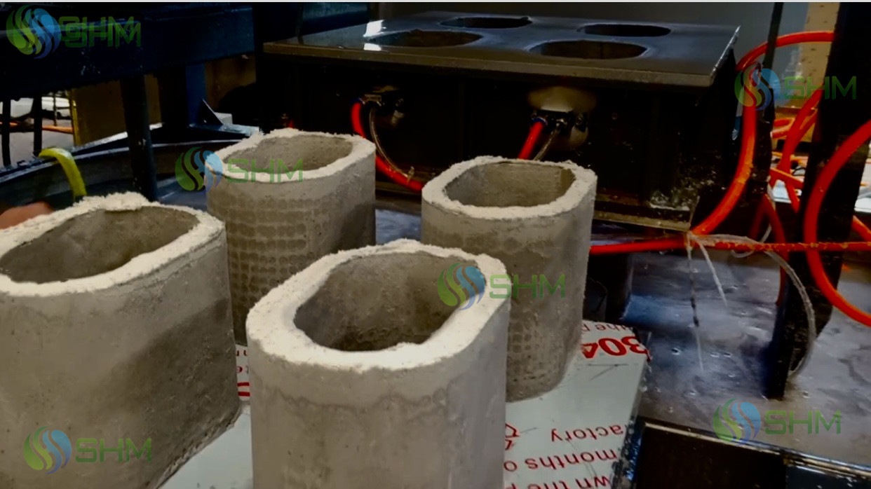 Automatic Metal Dryer Foundry Sleeve Making Machine Factory for Riser Sleeves Molding / Shaping