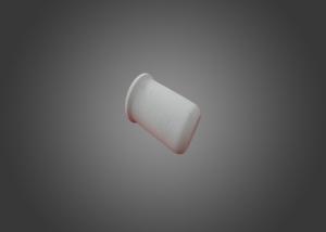 China Industrial Magnesium Oxide Ceramic Insulator Crucibles 1400 Degree Working Temp wholesale