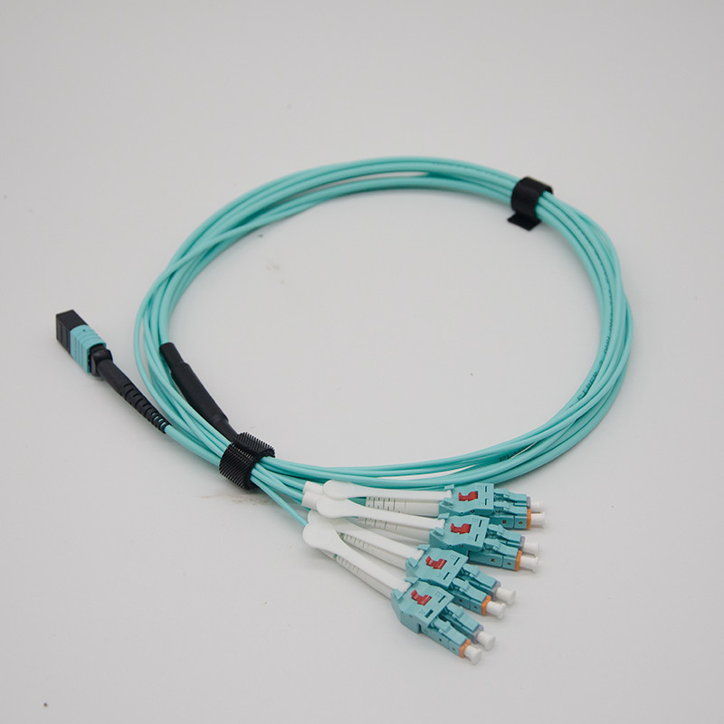 OFNP Push Pull Tap 8F MPO MTP Patch Cord Duplex LC Uniboot
