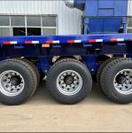 China CIMC tri axis tow for heavy duty 20 or 40 feet equipment air suspension