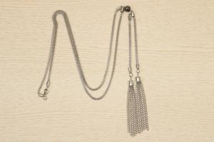 China Non Corrodible Metal Chains For Bags , 21in Silver Gold Plated Chains wholesale