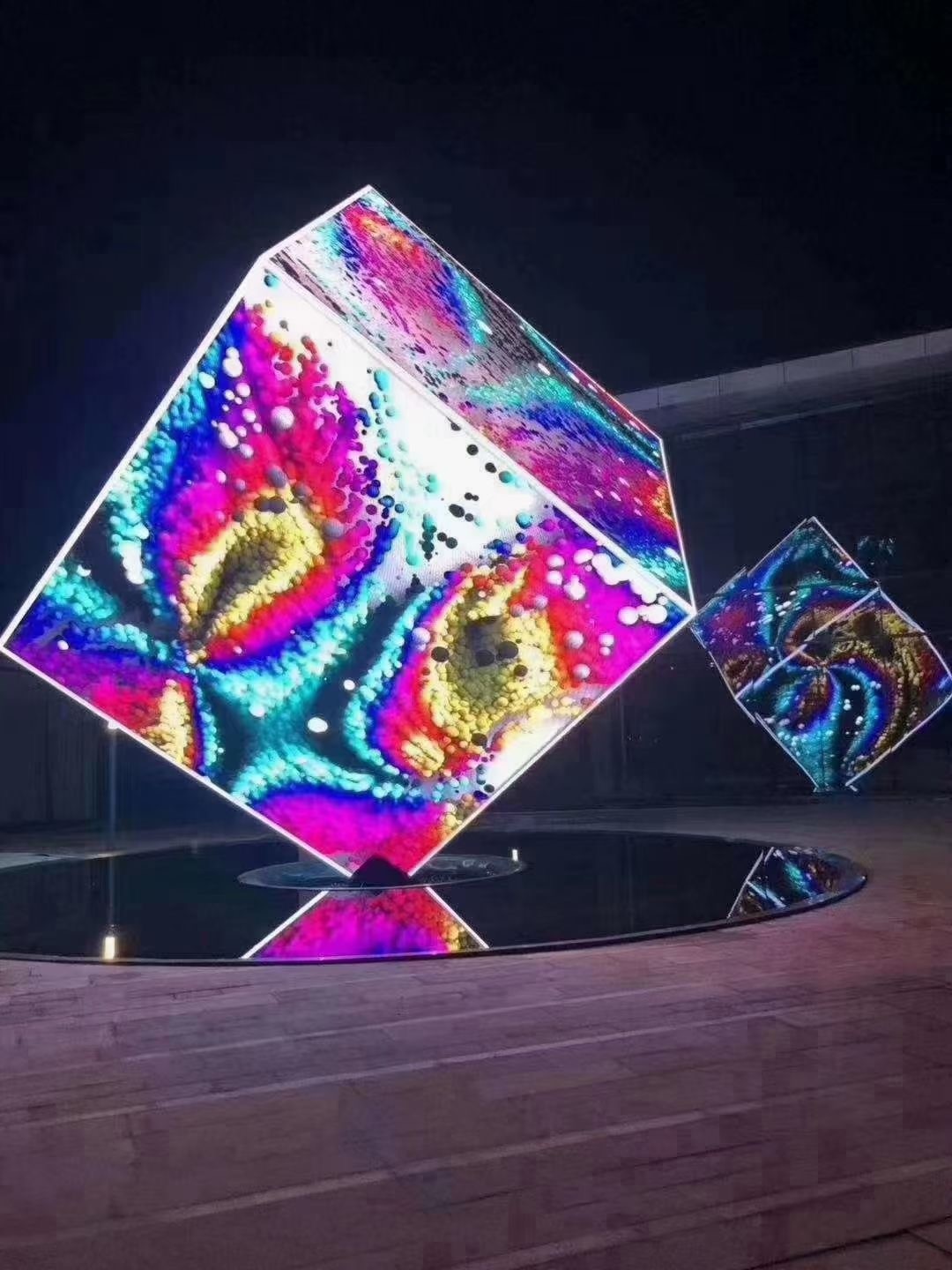 Cube HD LED Display for High-Impact Branding and Events Flexible Installation 360 deg Viewing and Special-Shaped Splicing for Maximum Impact