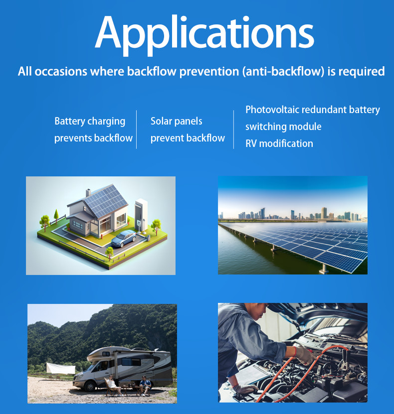 200V 300A Ideal Diode Module For Battery Charging Reverse Current Protection And Solar Anti Backflow Diode