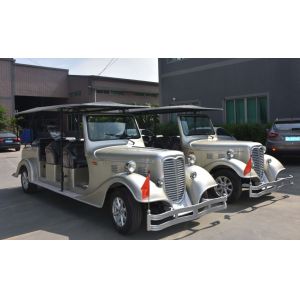Classic Open Top Sightseeing Bus 11 Seater Electric Classic Car with Maintenance