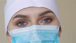 China Blue Melt Blown Fabric BFE 95% Disposable Nose Mask wholesale