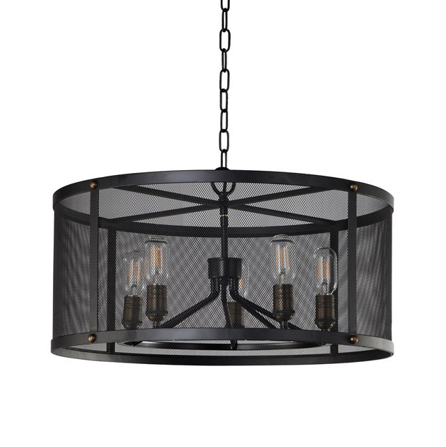 Black wrought iron pendant lights Kitchen Chandelier (WH-CI-47)