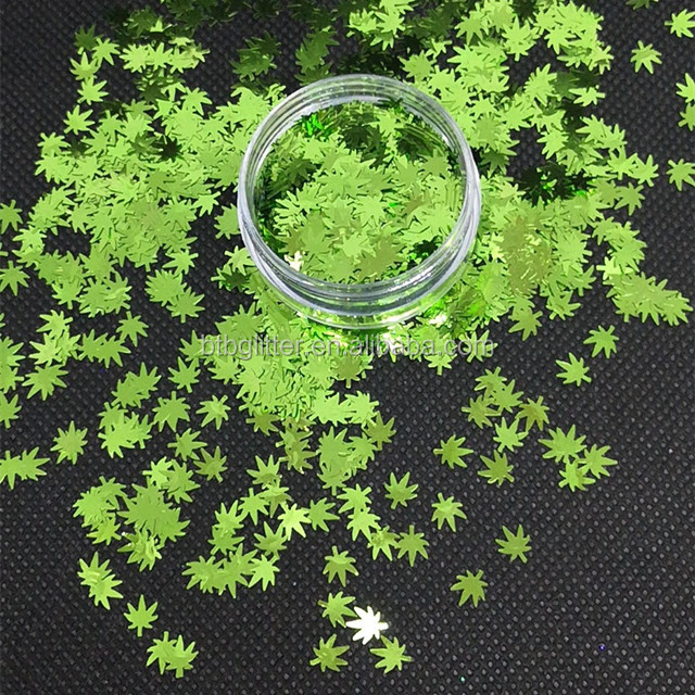 Marajuana Glitter The Perfect Addition to Your Painting on Polyester Kit