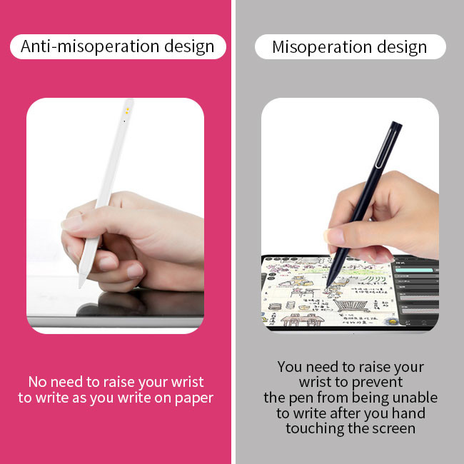Customization Active Stylus Pen For IPad Palm Rejection 10 Hours Working
