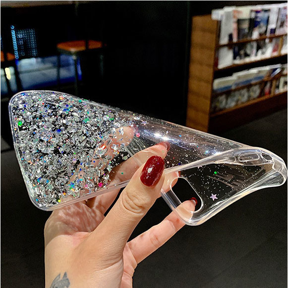 Washable Designer Cell Phone Cases TPU Glitter Shine For Huawei P40