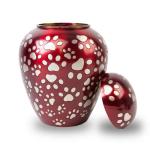Red / Blue Color Handmade Pet Urns , Pet Keepsake Urn High Durability