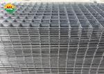 Square 50mm Galvanised Weld Mesh Fence Panels , 12 Gauge Welded Wire Fence
