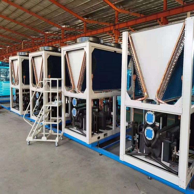 68KW 140 Kw Industrial Carrier Modular Air Cooled Chiller Cooling System