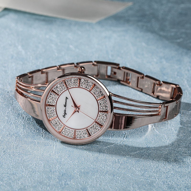 2021 Luxury Quartz Wrist Watches Customize Logo Women Alloy Watches Ladies Simple Watch Chinese Cheap Wholesale Factory