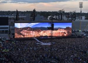 China Waterproof 5500Nits P5.95 Outdoor Rental LED Display High Contrast Ratio wholesale