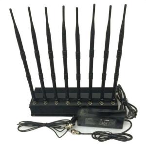 China Walkie Talkie Radio Jamming Equipment 8 Channels 20 Watt With Cooling Fan wholesale