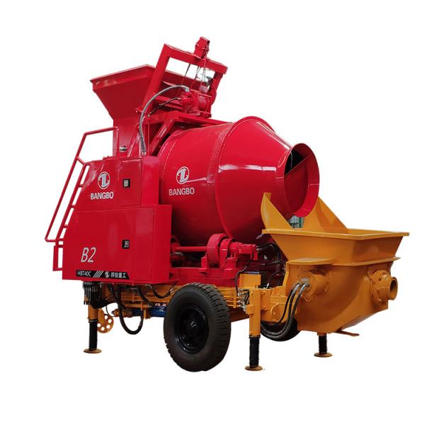 Quality 8Mpa 40m3/H Concrete Mixer Machine With Pump Large Capacity for sale