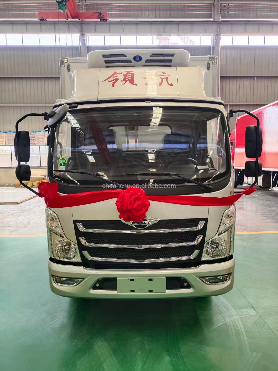 2 Axle 6 Wheels 4x2 Foton Cooling Van Freezer Trucks Refrigerator Box Truck Euro 4 Emission Standard Maximum Torque Nm ≤500Nm