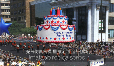 Inflatable chocolate birthday cake air model simulation food inflation model product simulation advertising gas mold cus