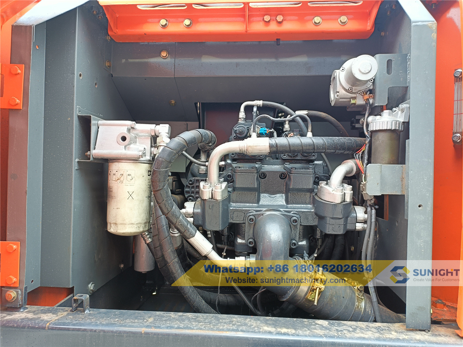 Used Hitachi Digger Mining Excavator Powered By Engine Core Components