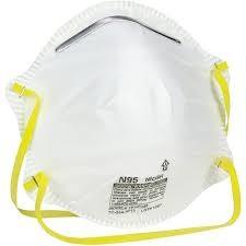 China White Color N95 Face Masks , Disposable N95 Mask Suitable For Haze Weather wholesale