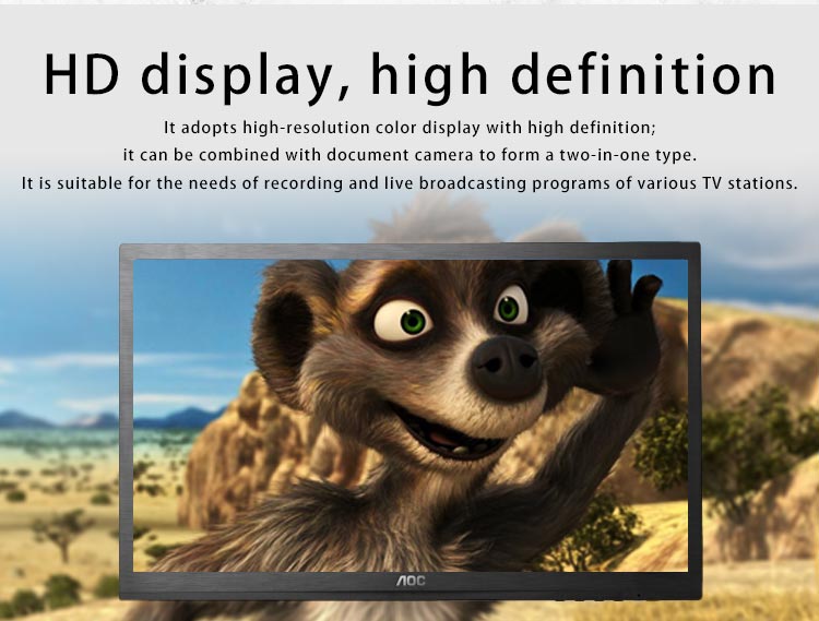 TYSTvideo 24 inch High Brightness Autocue Camera Teleprompter for Black News Broadcasting