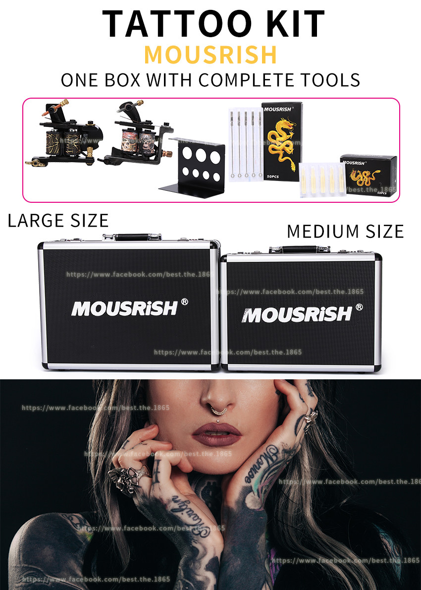 Tattoo Kit Tattoo Kit Tatto Box MOUSRISH One Box With Complete Tools Factory Price