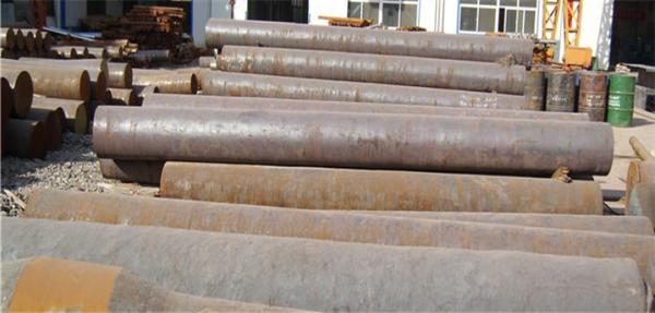 Diameter 200 - 800mm Custom Solid Forged Round Bar For Shaft / Carbon Steel
