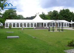 China Thick PVC Material Wedding Marquee Tents For Reception Flame Retardant wholesale
