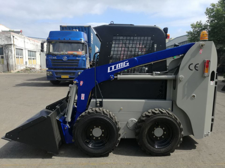 LTMG Full Hydraulic System 6 Wheel Skid Steer / Rubber Track Loader 51 HP Power