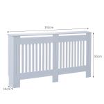 MDF Wood Radiator Cover 81cm Height