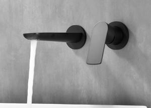 China Waterfall Electroplate Brass Concealed Shower Mixer Tap wholesale
