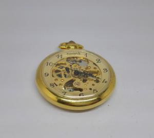 China Mechanical Skeleton Gold Pocket Watches Fashional Pendant Watch wholesale