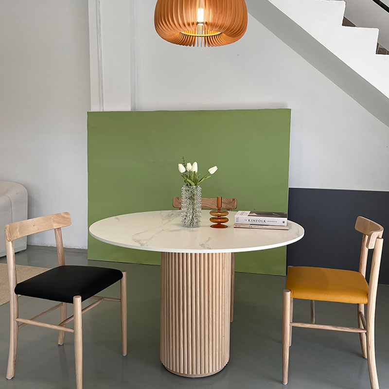 Modern Minimalist Style Rock Board Coffee Table Customized Color And Texture