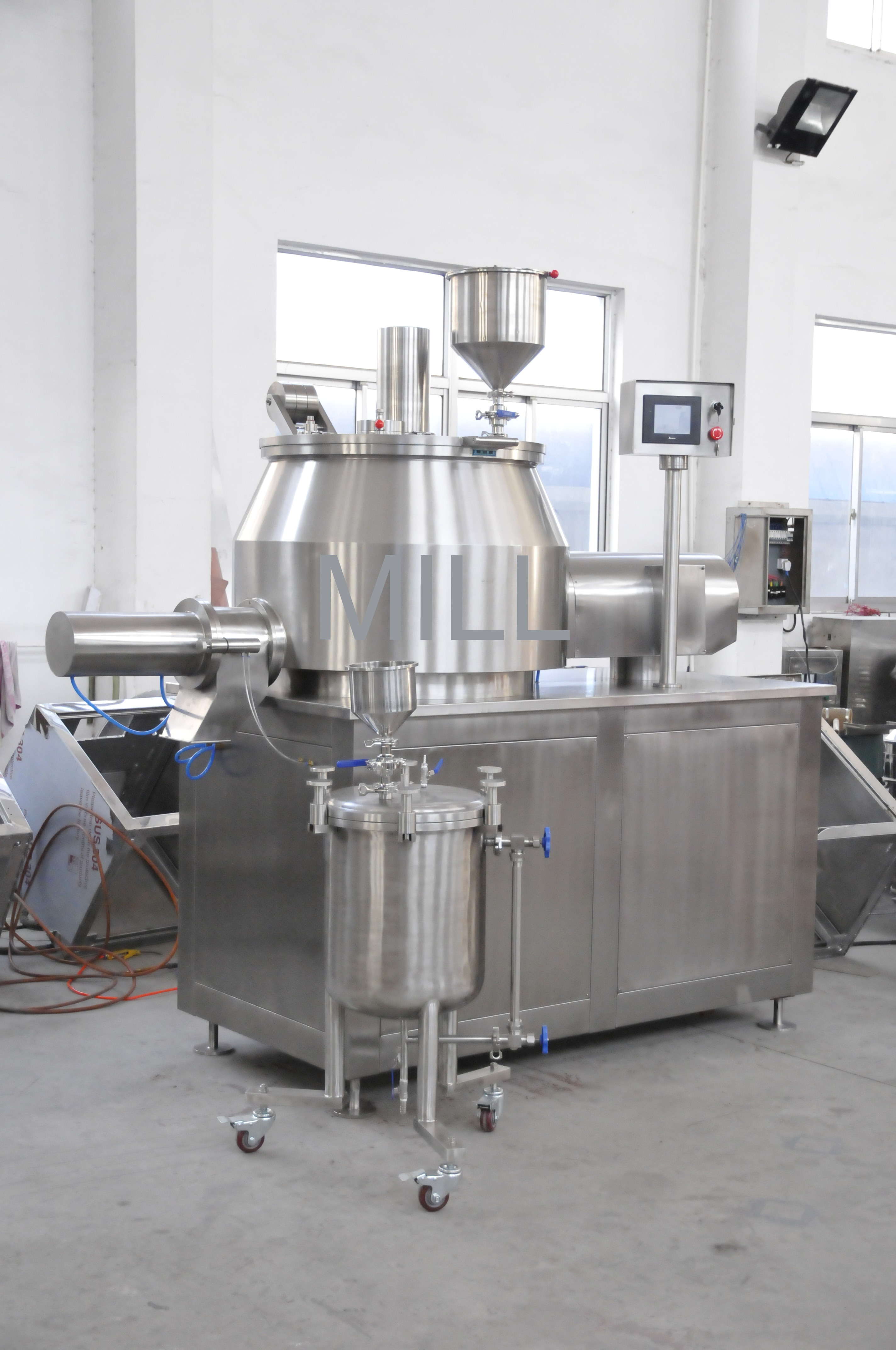 Double Speed Motor 100L Pharma Granulation Machine