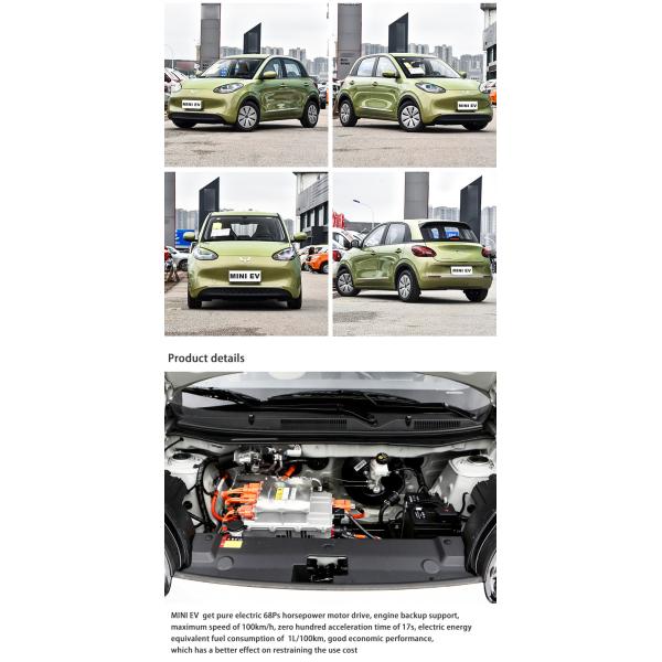 Adult Compact Mini EV Cars Safety 4 Seater Electric Vehicle Wuling