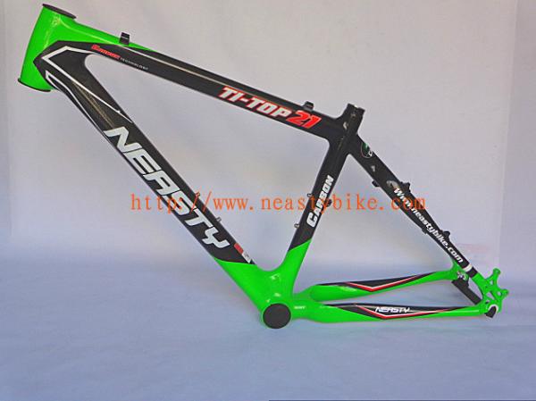Carbon Frame Carbon Bicycle Frame Carbon MTB Frame 26er 17"/19"/21" Green MB