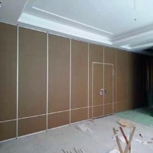 China Aluminium Track Acoustic Movable Walls Hotel Folding Sliding Partition Walls wholesale