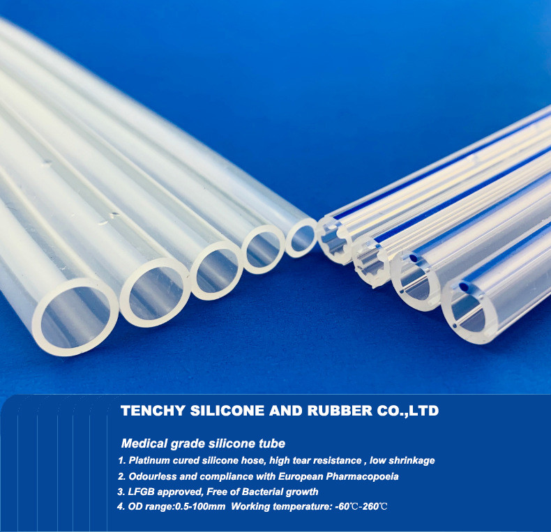 Liquid Transport Platinum Curing Medical Silicone Tube